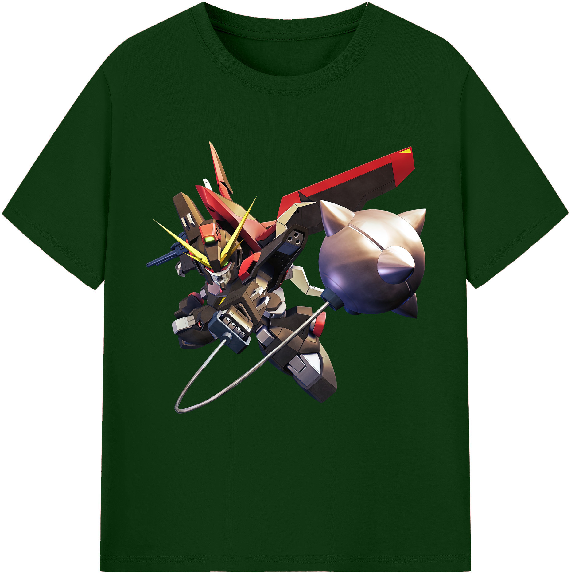 （画像用） 機動戦士ガンダム Mobile Suit Gundam 綿100％半袖Tシャツ（フロントプリント）